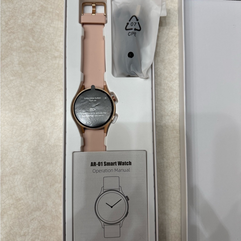 Smart Watch pink band